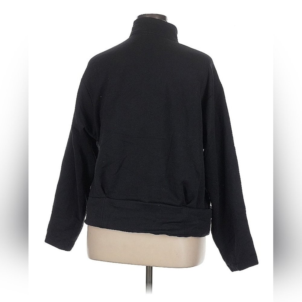 Athleta Black Quarter-Zip Pullover - Picture 2 of 5